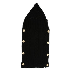 Warm Knitted Swaddle Sleeping Bag For Babies - Babynin