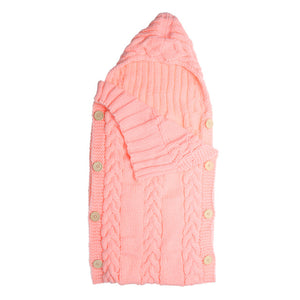 Warm Knitted Swaddle Sleeping Bag For Babies - Babynin